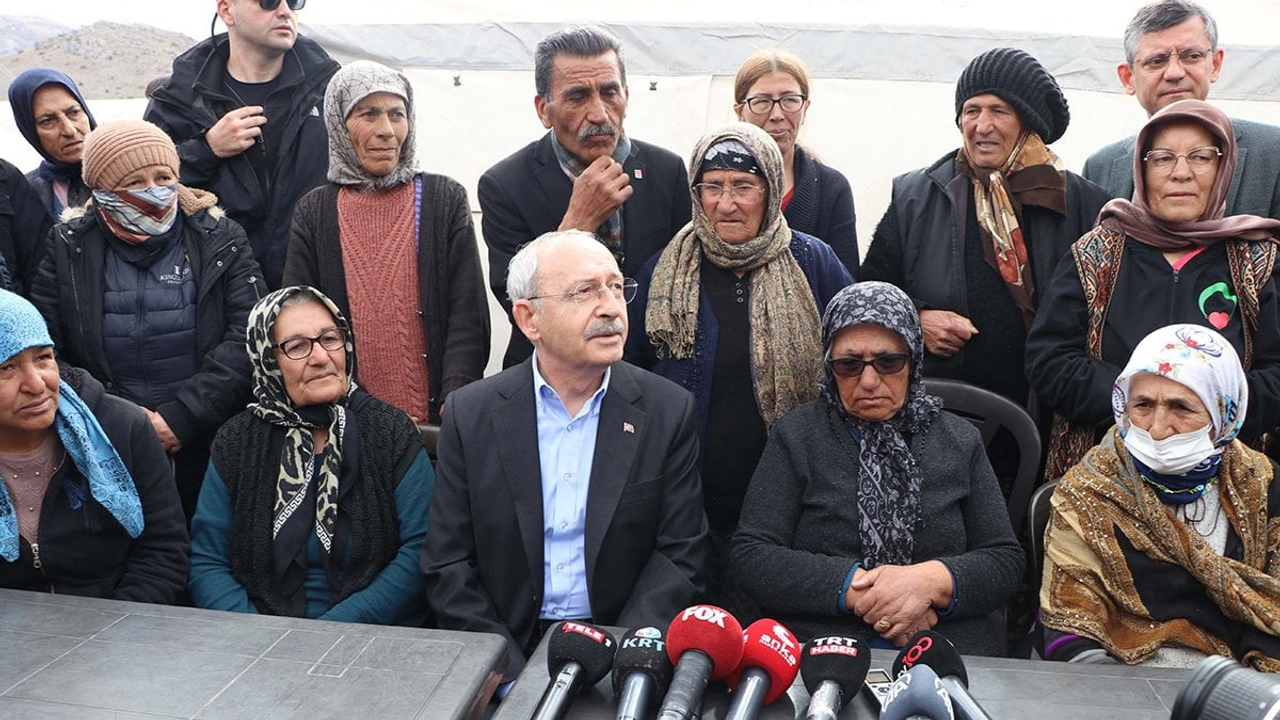 Kemal Kılıçdaroğlu:'Bizimle Tartışacağınıza Çadır ve Konteyner Sorununu Süratle Çözün'