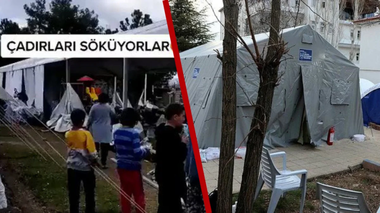 CHP'den Suçlamalara Sert Tepki: Depremzedelerin Çadırını Söken Belediye AK Partili