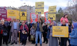 TOKİ Mağdurları Eylem Yaptı: TOKİ Halka Değil Zengine Çalıştı
