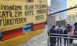 Gazze Mitinginde İsrail'i Protesto Edenlere Gözaltı: 'Katil ZIM Türkiye'den Defol' Pankartı Taşıyanlar Göza