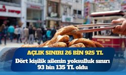 BİSAM: Dört Kişilik Ailenin Açlık Sınırı 26 Bin 925 TL, Yoksulluk Sınırı 93 Bin 135 TL