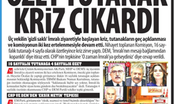 Özet Tutanak Kriz Çıkardı