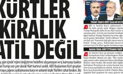 Trump ‘Kürt Kartına’ Sarıldı: Kürtler Kiralık Katil Değil