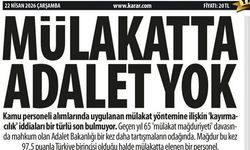 Mülakatta Adalet Yok: Mağdur Bu Kez 97,5 Puanla Türkiye Birincisi Olduğu Halde Mülakatta Elendi