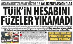 Akaryakıt Zammı Yüzde 15 Aylık Enflasyon 1.94:TÜİK'in Hesabını Füzeler Yıkamadı, TÜİK Savaşa Meydan Okudu...?