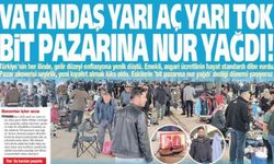 'Vatandaş Yarı Aç Yarı Tok, Bit Pazarına Nur Yağdı'