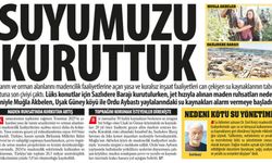 Suyumuzu Kuruttuk: Kuralsız İnşaat ve Madencilik Faaliyetleri Su Kaynaklarını Kurutuyor Kaynaklara Çivi Çakılıyor