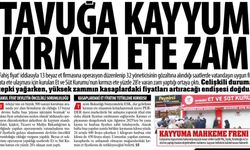Tavuğa Kayyum Kırmızı Ete Zam:'Fahiş Fiyat' İddiasıyla 13 Beyaz Et Firmasına Operasyon Saatlerinde Kırmızı Ete % 28 Zam