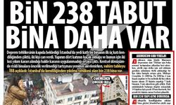 Deprem Tehlikesinin Beklendiği İstanbul'da Bin 238 Tabut Bina Tehlikesi