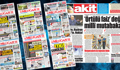 Akit'te Alzeimer Belirtisi:Faize Faiz Dahi Diyemeyen Akit, Milli Gazete'ye Dil Uzatınca Olanlar Oldu