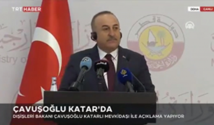 Reuters Mevlüt Çavuşoğlu'na Sordu, TRT Yayın Kesti: Katar'a Para Almaya mı...