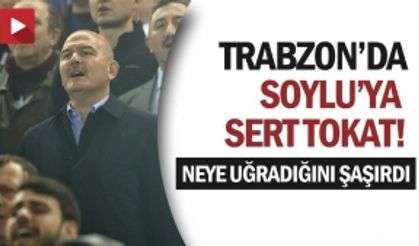 Trabzonsporlulardan Süleyman Soylu’ya Tokat:Soylu Neye Uğradığını Şaşırdı