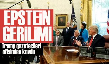 ABD Oval Ofis'te Epstein Sorusu Gerilimi: Trump Sorulara Cevap Veremeyince Gazetecileri Kovdu