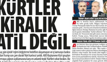 Trump ‘Kürt Kartına’ Sarıldı: Kürtler Kiralık Katil Değil