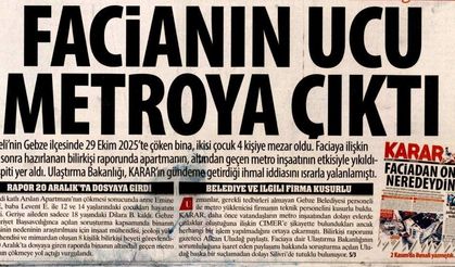 4 Kişiye Mezar Olan Yıkımın Raporu: Facianın Ucu Metroya Çıktı