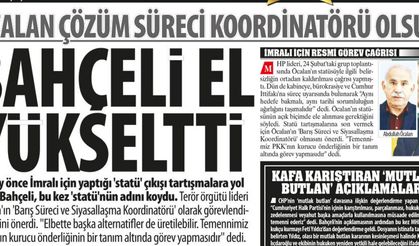 Devlet Bahçeli El Yükseltti: Terör Örgütü Lideri  ''Öcalan Çözüm Süreci Koordinatörü Olsun'' Teklifi