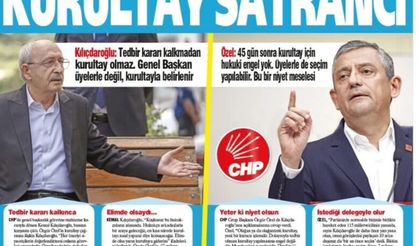 Yeniçağ Gazetesi: Kurultay Satrancı