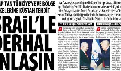 Trump’tan Türkiye’ye ve Bölge Ülkelerine Küstah Tehdit: İsrail'le Derhal Anlaşın Zorbalığı