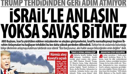 Trump Küstah Tehdidinden Geri Adım Atmıyor: İsrail'le Anlaşın Yoksa Savaş Bitmez, İnsanlar Bunların Kölesi mi?
