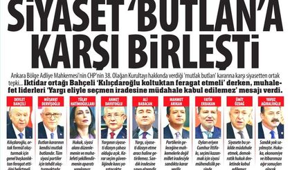 Siyaset 'Butlan'a Karşı Birleşti: ‘'Yargı Eliyle Seçmen İradesine Müdahale Kabul Edilemez’'