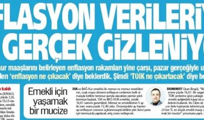 YENİÇAĞ Gazetesi: Enflasyon Verileriyle  Acı  Gerçek  Gizleniyor