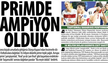 Primde Şampiyon Olduk: 'Hezimetle Dönen Milli Futbolculara Dağıtılan 16 Milyon Dolarlık Prime Tepki Yağdı'