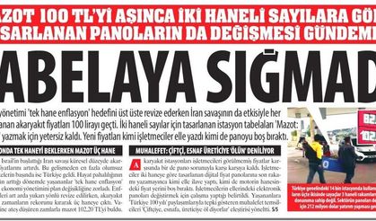 Tabelaya Sığmadı: Mazot 100 TL’yi Aşınca Tabela Yetersiz Kaldı, 'Mazot: 102,20 TL' Yazmak İçin Yetersiz Kaldı'