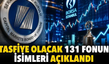 Tasfiye Olacak 131 Fonun İsimleri Açıklandı: 131 Yatırım Fonun  Tasfiye İsim Listesi