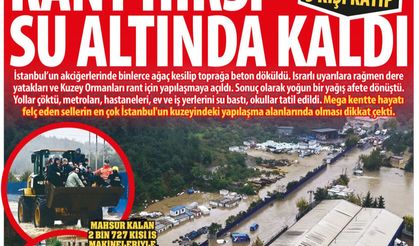 İstanbul'u Sel Vurdu 4 Kişi Öldü 5 Kişi Kayıp: Rant Hırsı Su Altında Kaldı, Mega Kentte Hayat Felç Oldu