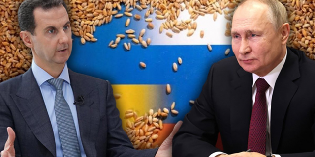 Rusya'dan Esad'a Savaş Ganimeti: Putin Kırım'ın 500 Bin Ton Buğdayını Şam'a Gönderdi