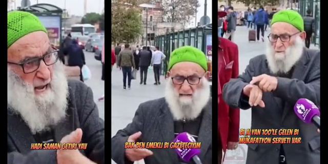Sokak Röportajına Katılan Yaşlı Amca: Erdoğan Kalırsa Türkiye İflas Eder