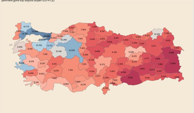 TÜİK Açıkladı: En Fakir ve En Zengin İller