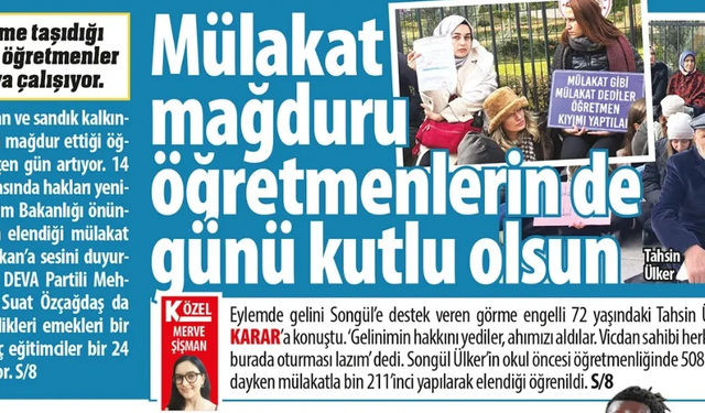 24 Kasım Öğretmenler Günü'nde Acı Tablo: ''Ahımızı Aldılar, Vicdan Sahibi Herkesin Burada Oturması Lazım''