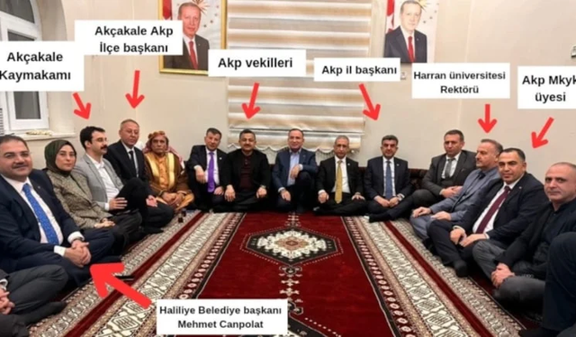 Parti dDevleti Fotoğrafı: AKP’li Vekilin Evinde Bürokratlar Toplandı