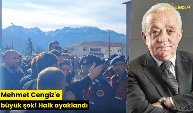 Cengiz'e Şok! Halk Ayaklandı, Toplantı Yapılamadı