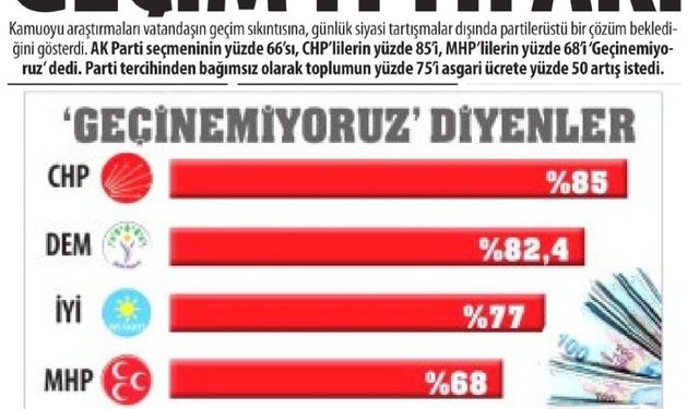 Geçim İttifakı; Partililer ‘Geçinemiyoruz’ Dedi
