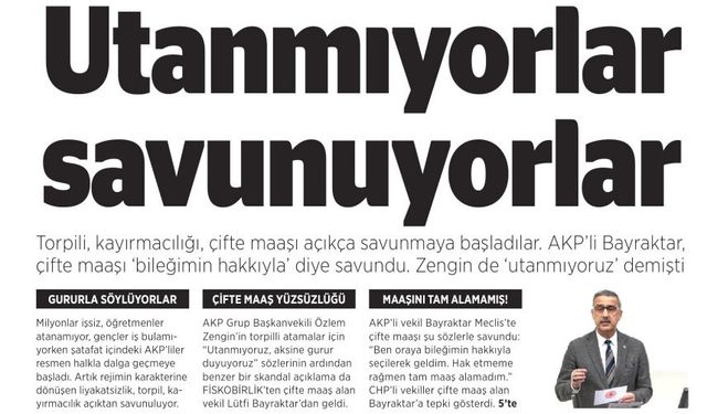 Bütçe Görüşmelerinde Tartışma:Çift Maaşlı Vekil Halinden Memnun Utanmıyorlar Savunuyorlar