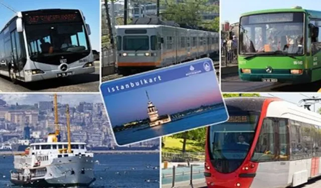 İstanbul'da Toplu Taşıma Ücretlerine  Zam