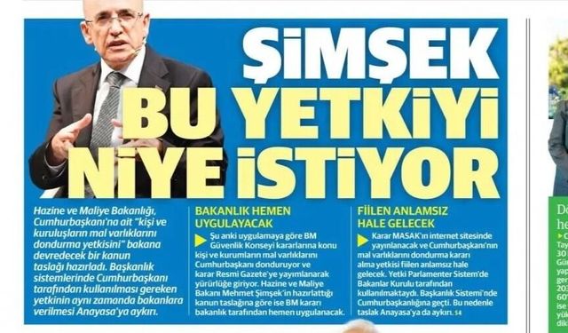 Ekonomi Politikaları Bakan Şimşek’in mi, Siyasi İktidarın mı? Yeni Şafak’tan Şimşek’e Yeni Salvo