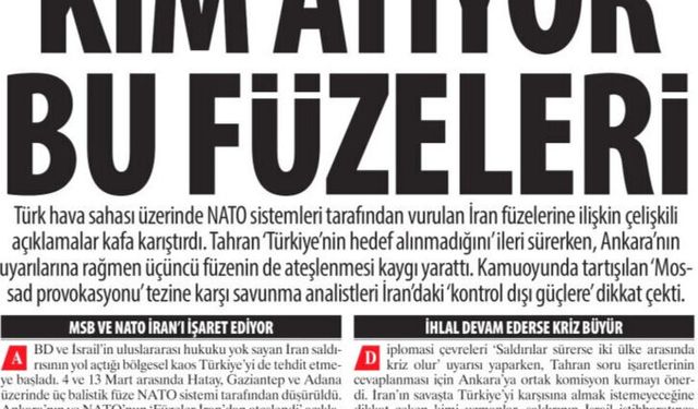 Kim Atıyor Bu Füzeleri: ‘Mossad Provokasyonu’ mu? İran’daki ‘Kontrol Dışı Güçlere’ mi?