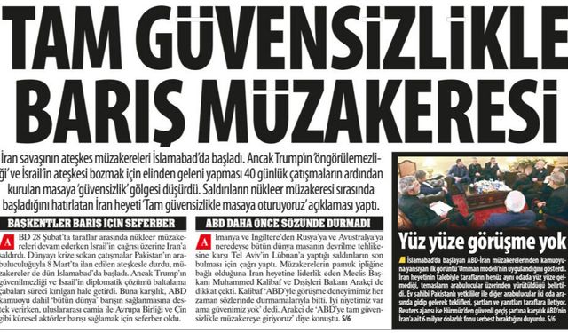 Tam Güvensizlikle Barış Müzakeresi: İran Heyeti ‘Tam Güvensizlikle Masaya Oturuyoruz’