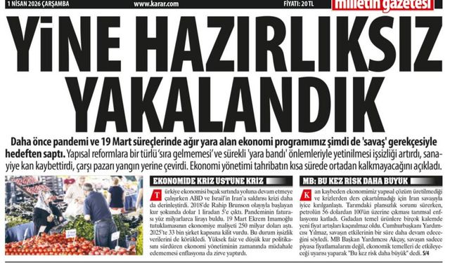 Yine Hazırlıksız Yakalandık:Savaş İşsizliği Artırdı, Sanayiye Kan Kaybettirdi, Çarşı Pazarı Yangın Yerine Çevirdi