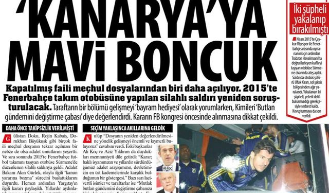 'Kanarya'ya Mavi Boncuk: ‘Butlan Gündemini Değiştirme Çabası’ mı?