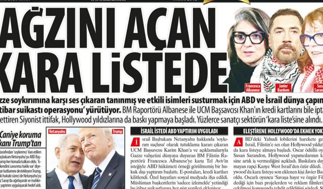 Ağzı Açan Kara Listede: Siyonist İttifak, Etkili İsimleri Susturma ve ‘İtibar Suikastı Operasyonu’ Yürütüyor