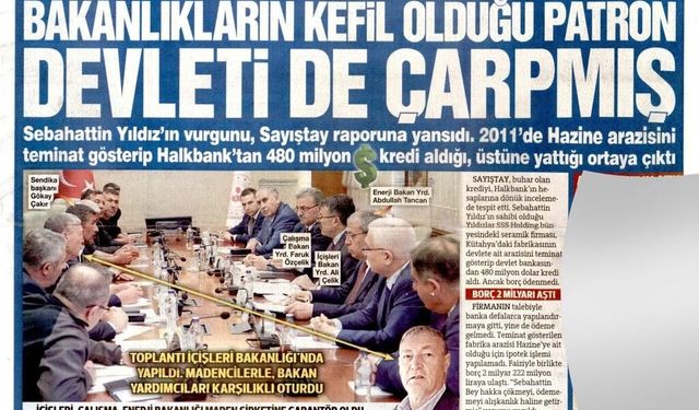 Madencinin Maaşına Ödemeyen Şirkete Devletin Kasasından Milyon Dolarlık Kıyak: Ayrıntılar Ortaya Çıktı