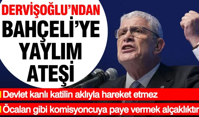 Müsavat Dervişoğlu'ndan Öcalan'a Statü İsteyen Devlet Bahçeli'ye Yaylım Ateşi
