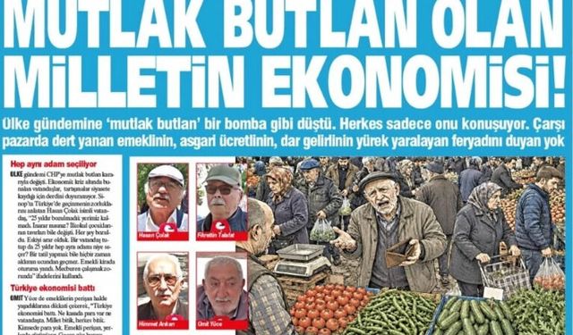 Yeniçağ Gazetesi: Mutlak  Butlan Olan  Milletin Ekonomisi'