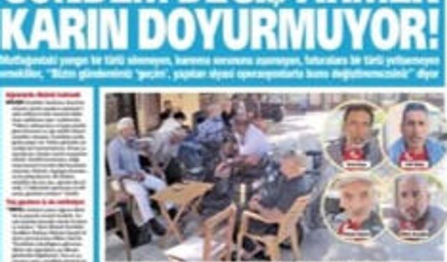 Yeniçağ Gazetesi: 'Gündem Değiştirmek Karın Doyurmuyor'