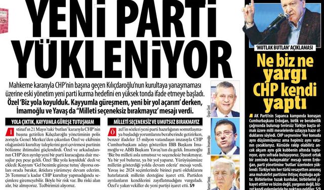 Yeni Parti Yükleniyor: “Milleti Seçeneksiz Bırakmayız’'