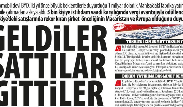 Geldiler, Sattılar, Gittiler: Bakan 'Yatırıms Başlandı' Demişti, Öncelik Macaristan ve Avrupa Oldu